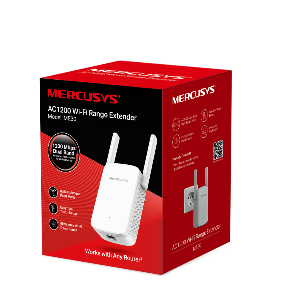 MERCUSYS ME30 AC1200 WI-FI RANGN EXTENDER - Image 3