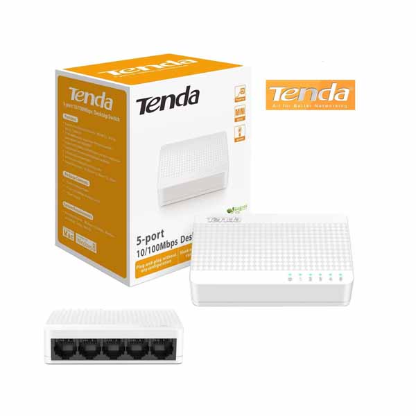 TENDA S105 5-PORT 10/100Mbps Desktop Switch