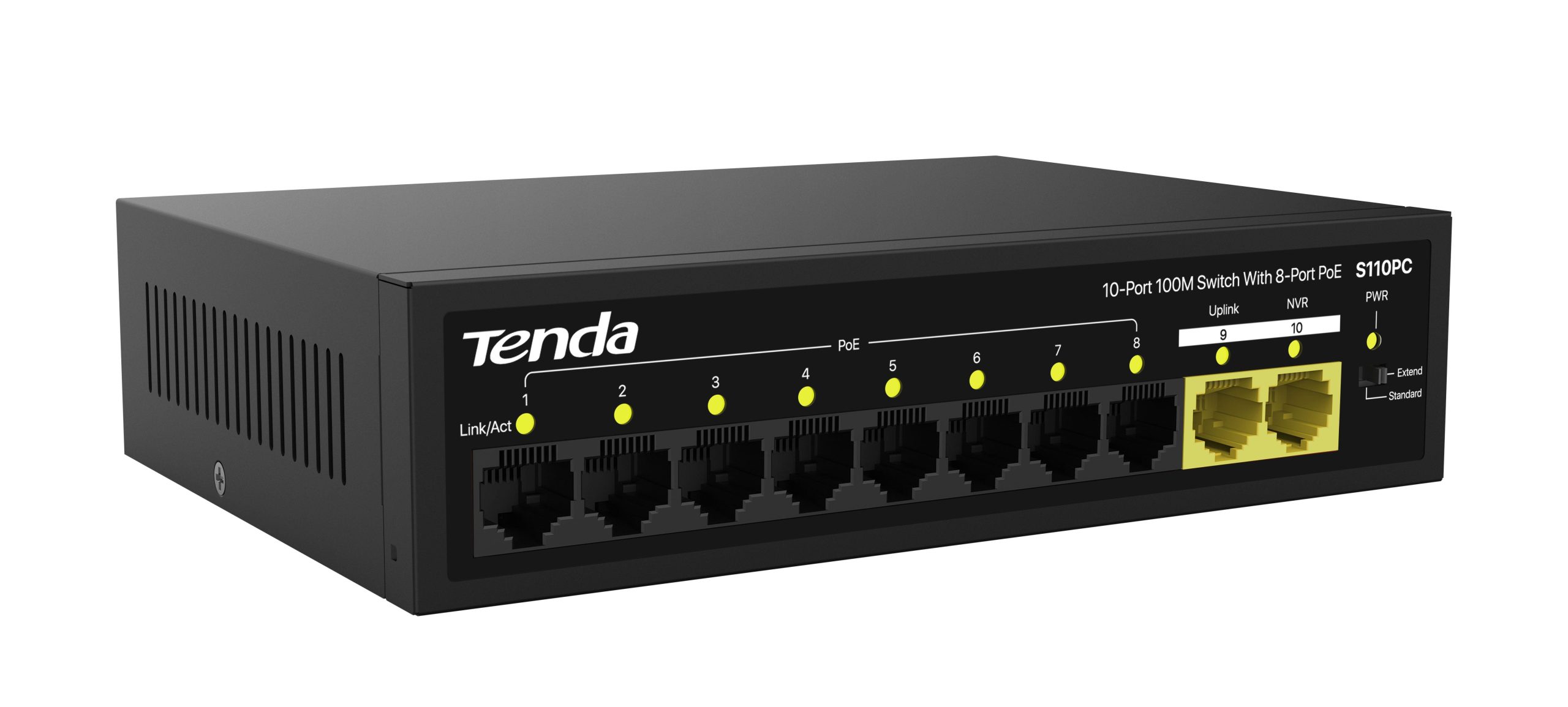 TENDA S110PC 10-PORT 100M SWITCH WITH 8-PORT POE - Image 4