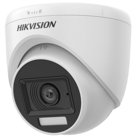 HIKVISION DS-2CE76D0T-LPFS 3.6MM 2MP DUAL LIGHT COLOR AUDIO FIXED DOME CAMERA