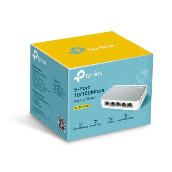 TP-LINK TL-SF1005D 5-PORT 10/100MBPS DESKTOP SWITCH - Image 3