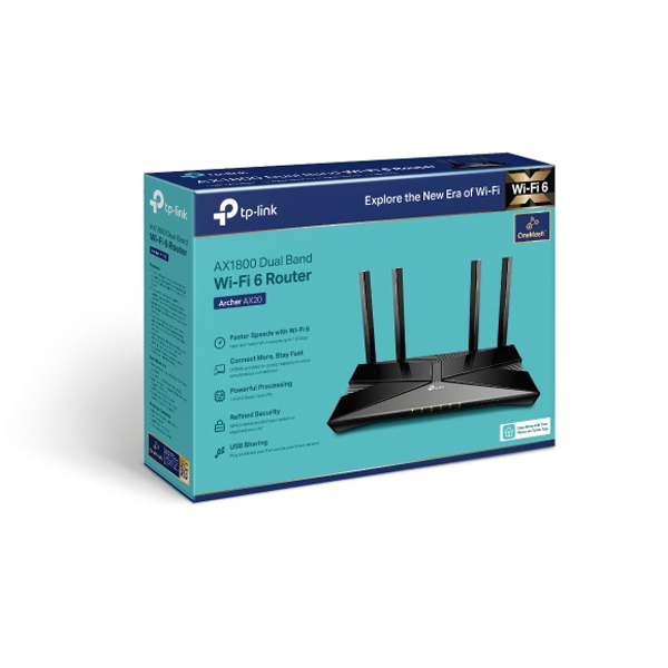 TP-LINK ARCHER AX53 AX3000 DUAL BAND GIGABIT WIFI 6 ROUTER - Image 3