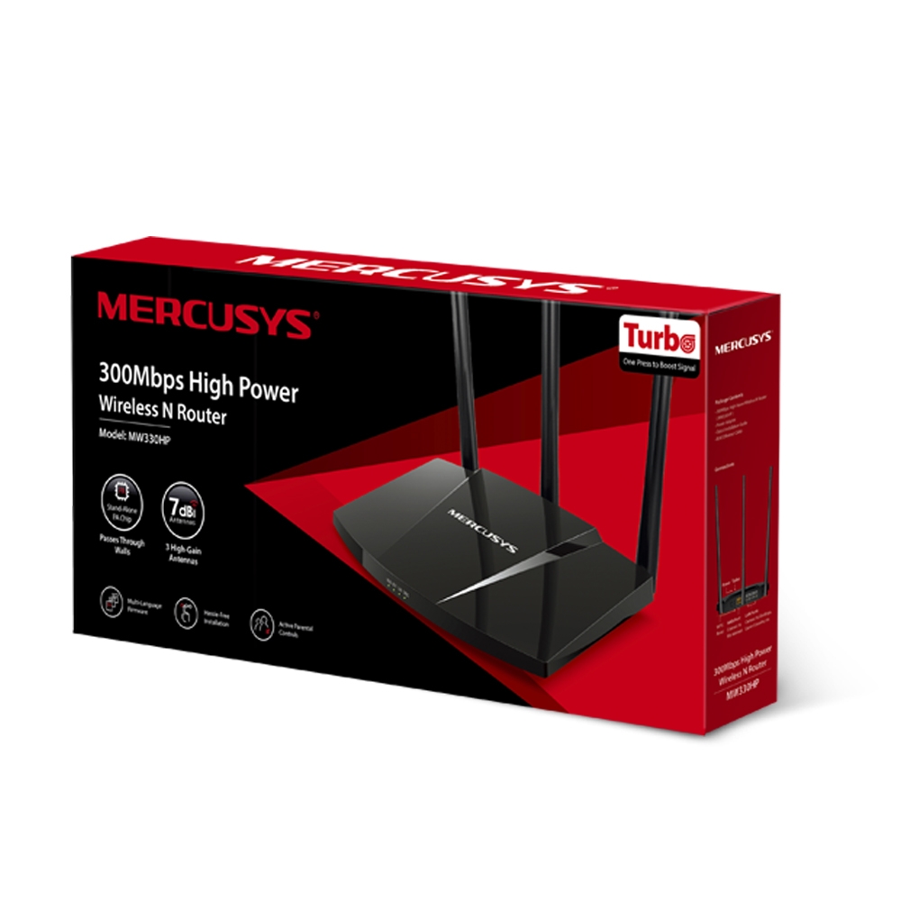 MERCUSYS MW330HP 300MBPS WIRELESS N HIGH POWER ROUTER - Image 3
